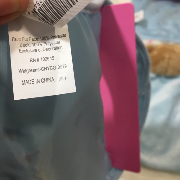 My First Valentine Day Blue:Booties,Bib &Lovey NWT - Picture 7 of 7